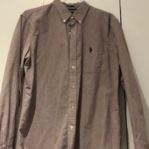 US POLO ASSN. Red Oxford Button down